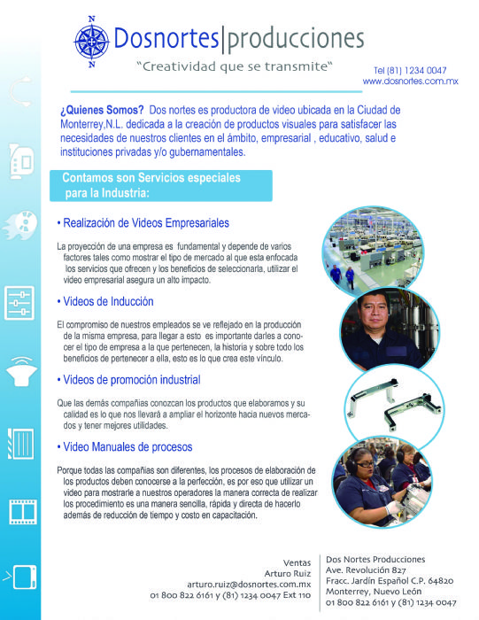 Producción de video para la industria
